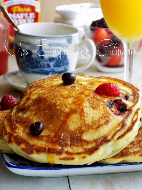 pancakes au yaourt moelleux