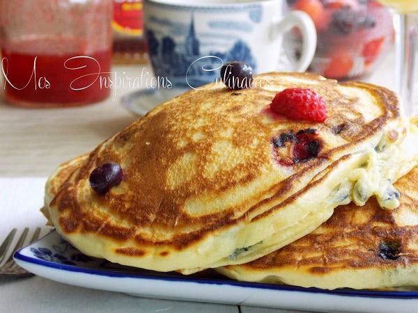 pancakes au yaourt moelleux