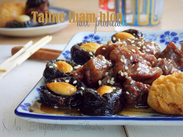 lham lahlou, tajine de viande sucrée aux pruneaux