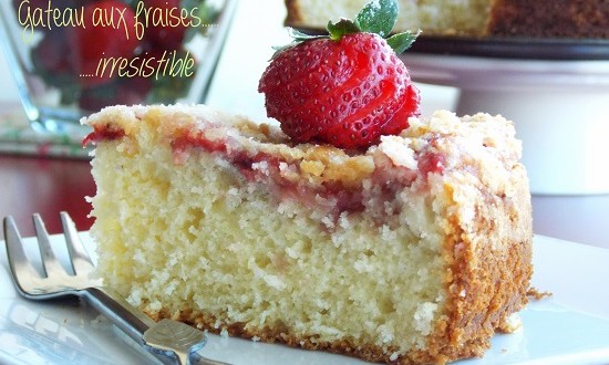 Gateau Aux Fraises Coffee Cake Le Blog Cuisine De Samar