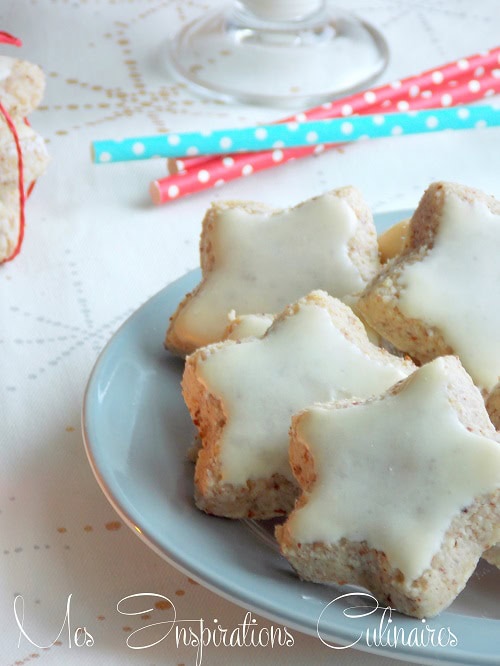 biscuits étoiles de noël à la cannelle : Zimtsterne