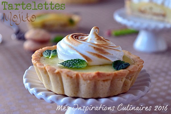 Tartelettes au citron vert façon Mojito