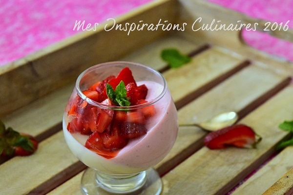 Panna Cotta Vanille Fraise