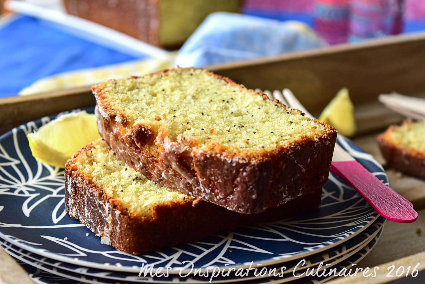 Cake au citron & aux graines de pavot