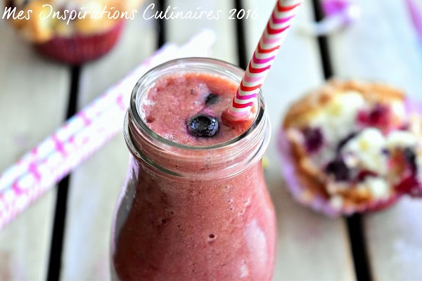 Smoothie aux myrtilles