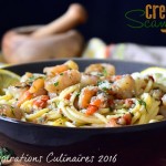Crevettes Scampi sauce au citron