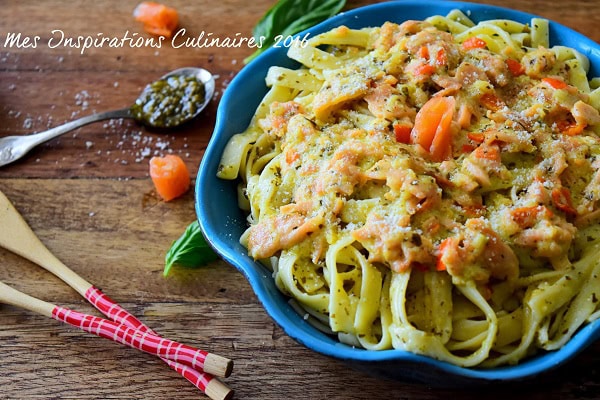 Tagliatelles au saumon fumé