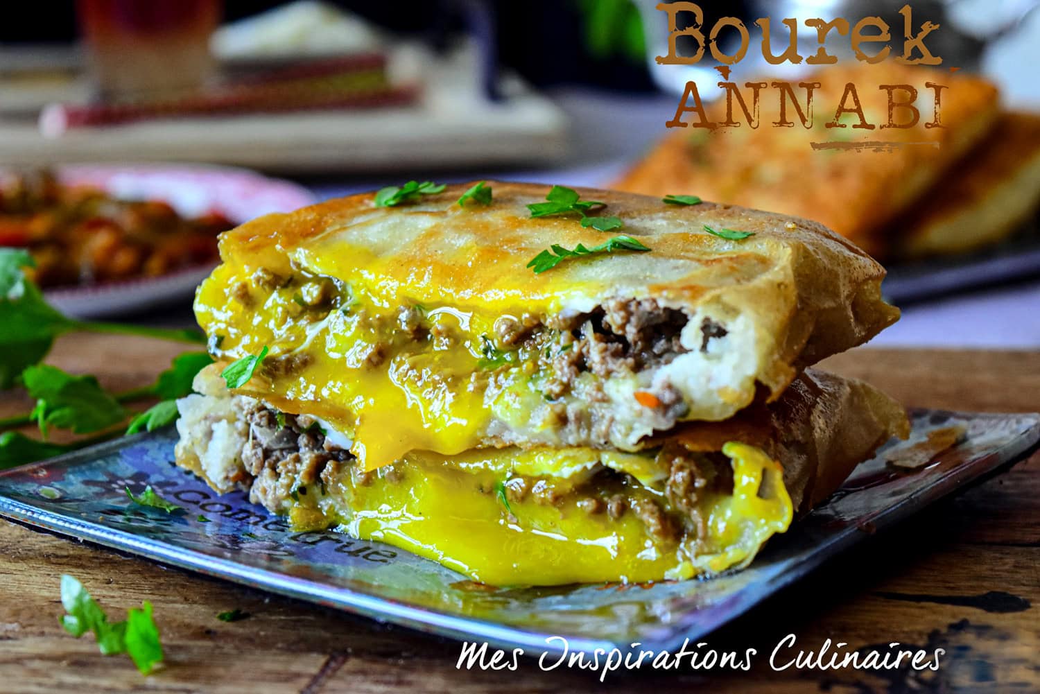 Bourek Annabi à la viande hachée et œuf coulant, une spécialité algérienne