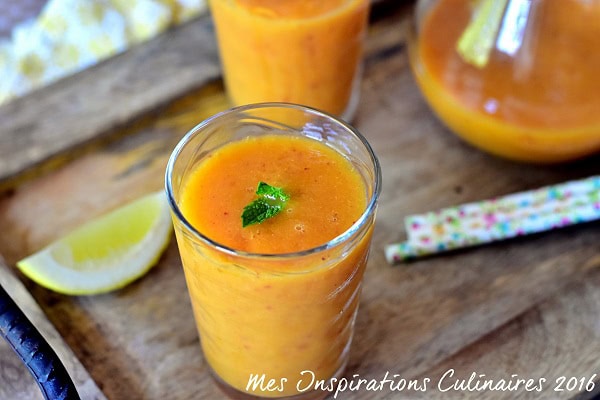 Jus de pêche recette maison