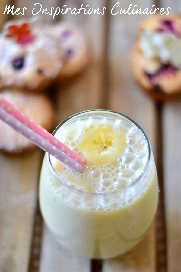 Milk-Shake banane : recette facile | Le Blog cuisine de Samar