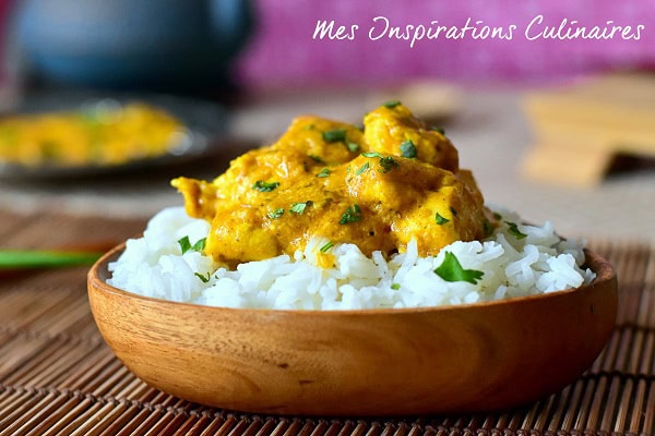 Poulet au curry indien