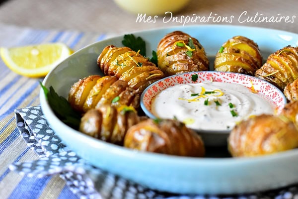 Pommes de terre rôties à la suédoise : Hasselback potatoes