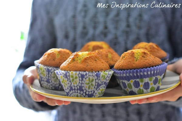 Muffins au citron et graines de pavot