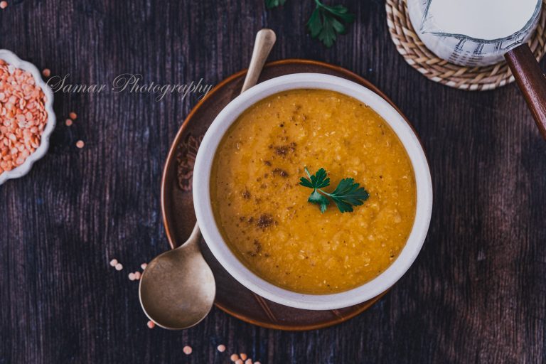 Recette Soupe de Lentilles Corail au Lait de Coco