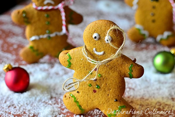 Bonhomme en pain d’épices : recette Gingerbread men