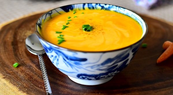 velouté de carottes au lait de coco | Le Blog cuisine de Samar