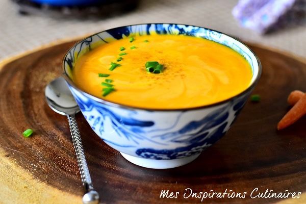 velouté de carottes au lait de coco