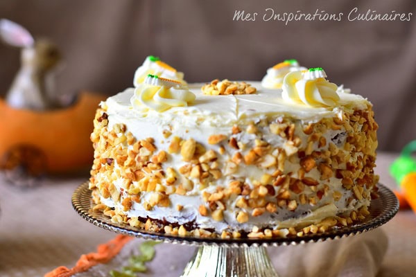 Recette Carrot cake (gâteau aux carottes)