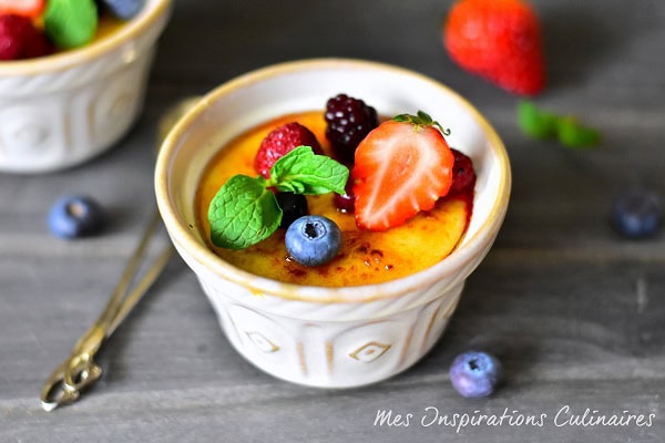 Recette crème brûlée (de Paul Bocuse)