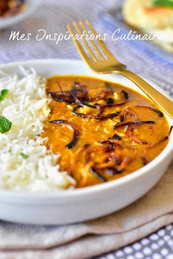 Dahl de lentilles cuisine indienne