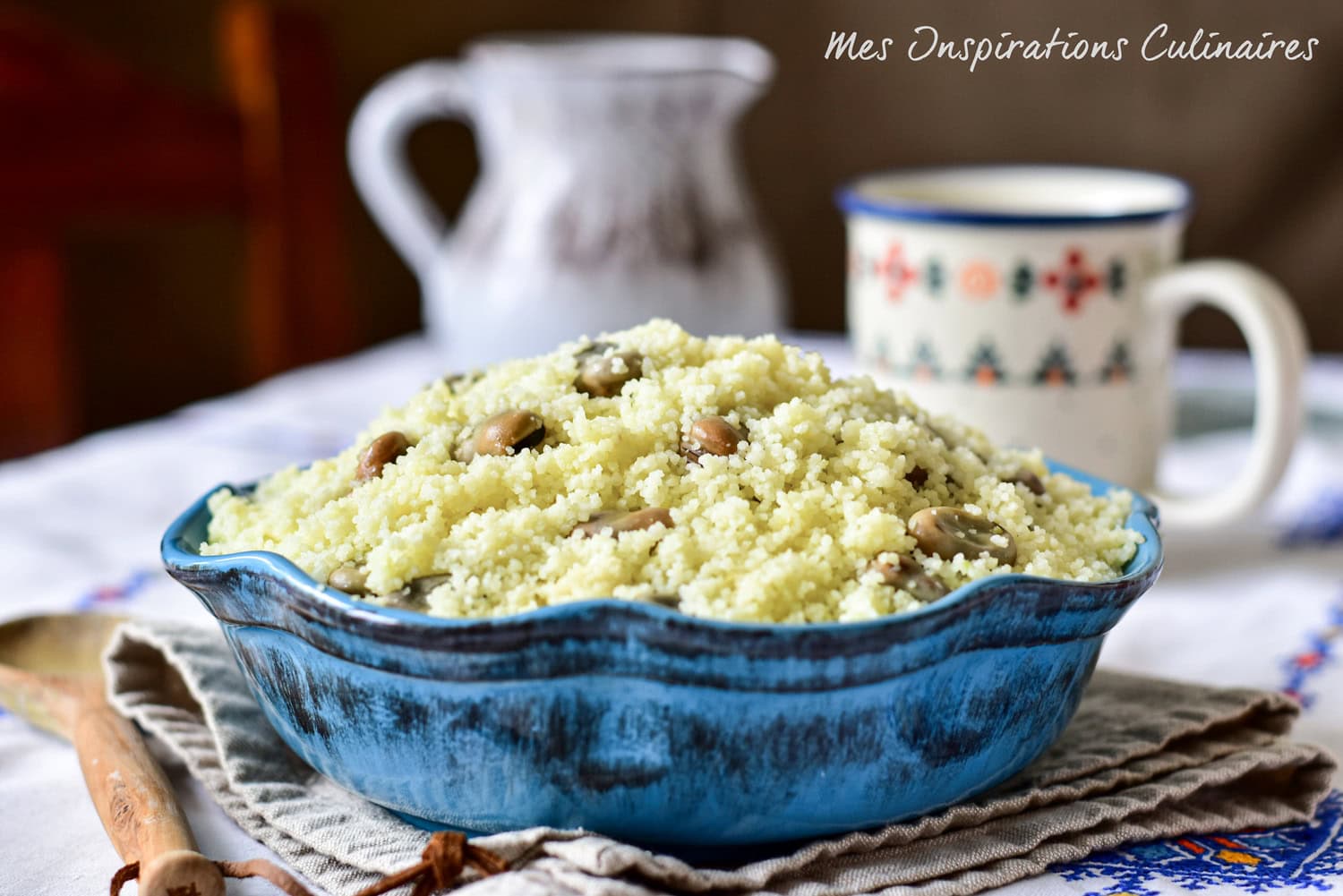 Couscous Kabyle aux fèves et huile d'olive