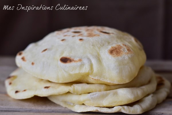 pain pita à la poêle (pain libanais)