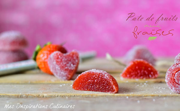 Pâte de fruits à la fraise