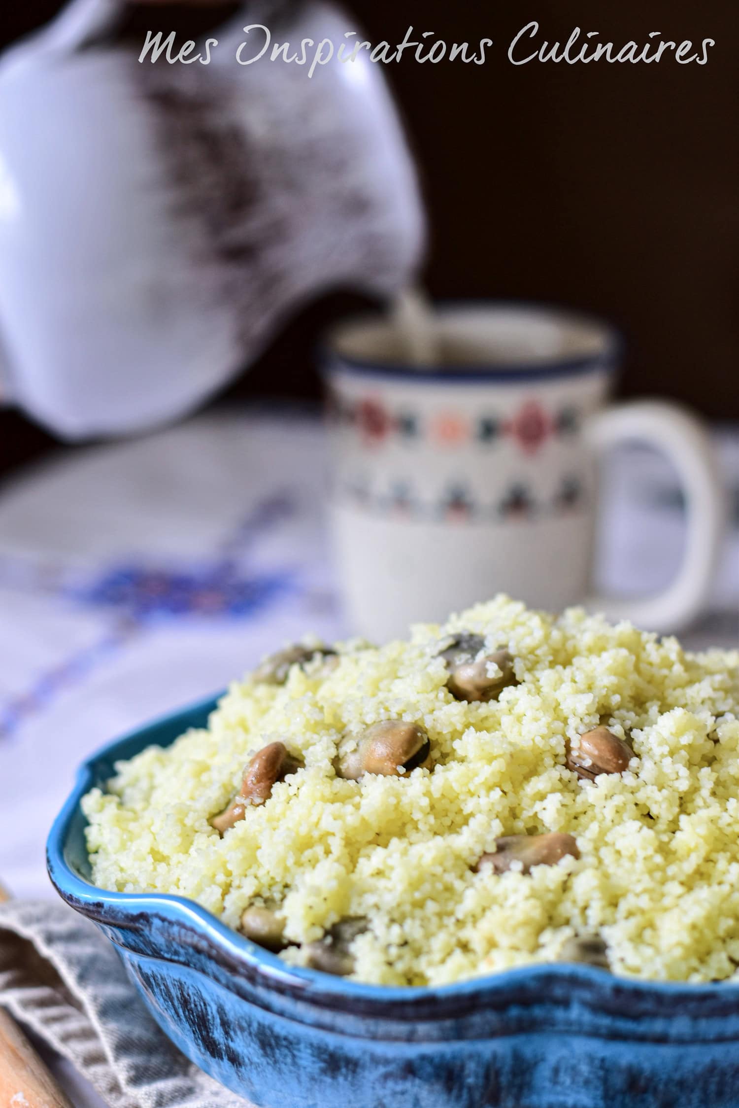 Couscous Kabyle aux fèves et huile d'olive