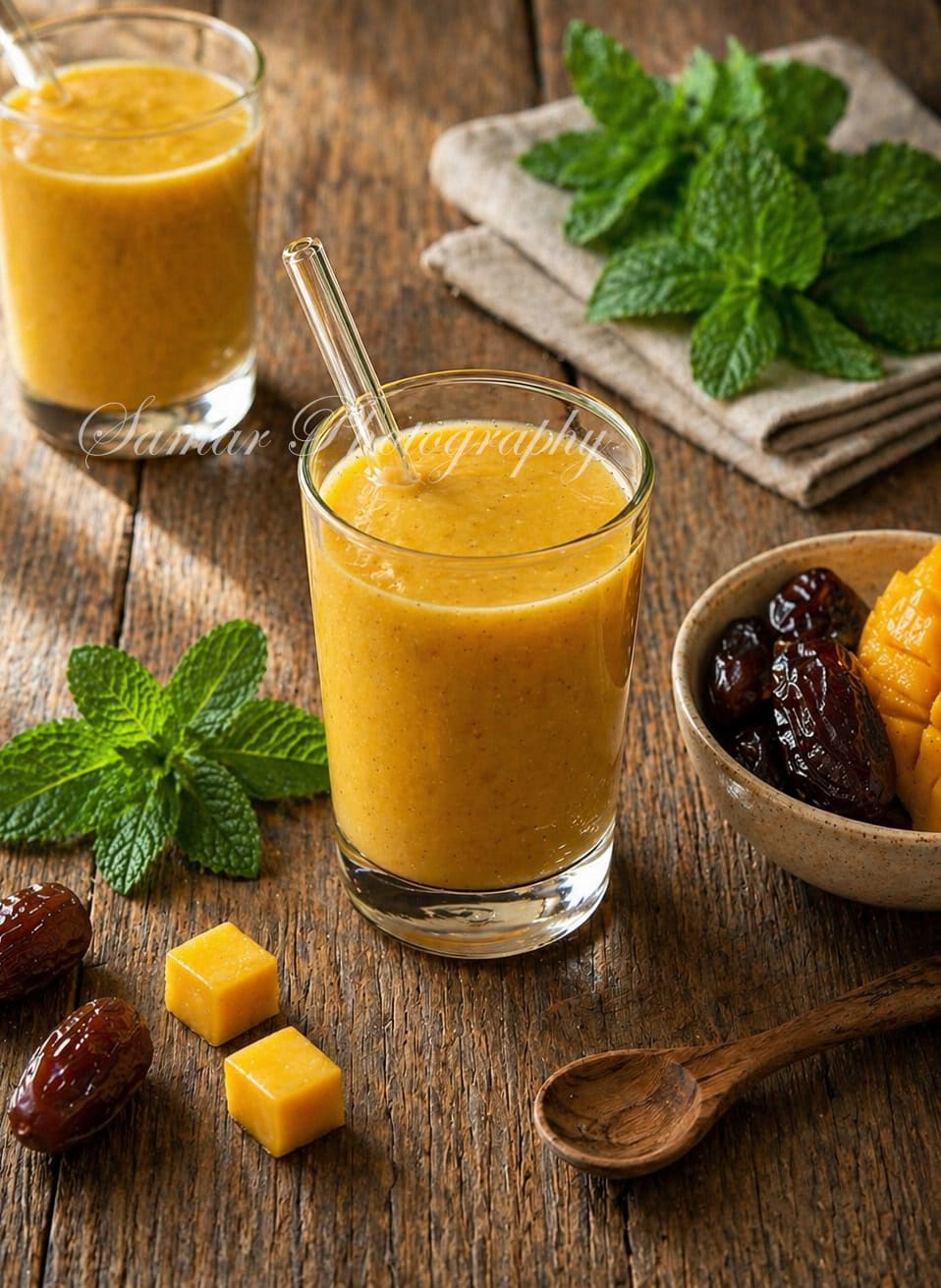 Smoothie Mangue et Dattes 