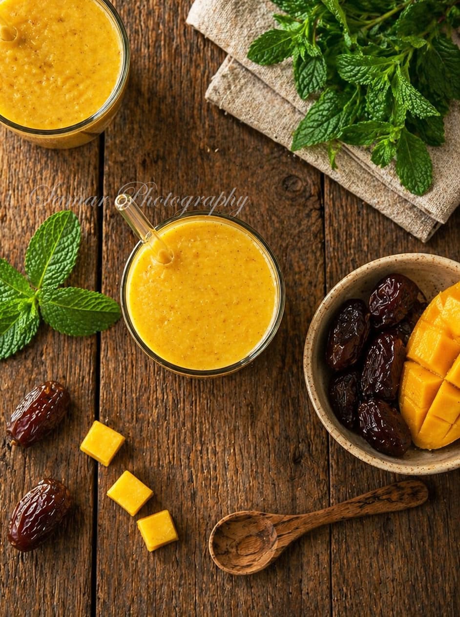 Smoothie Mangue et Dattes 