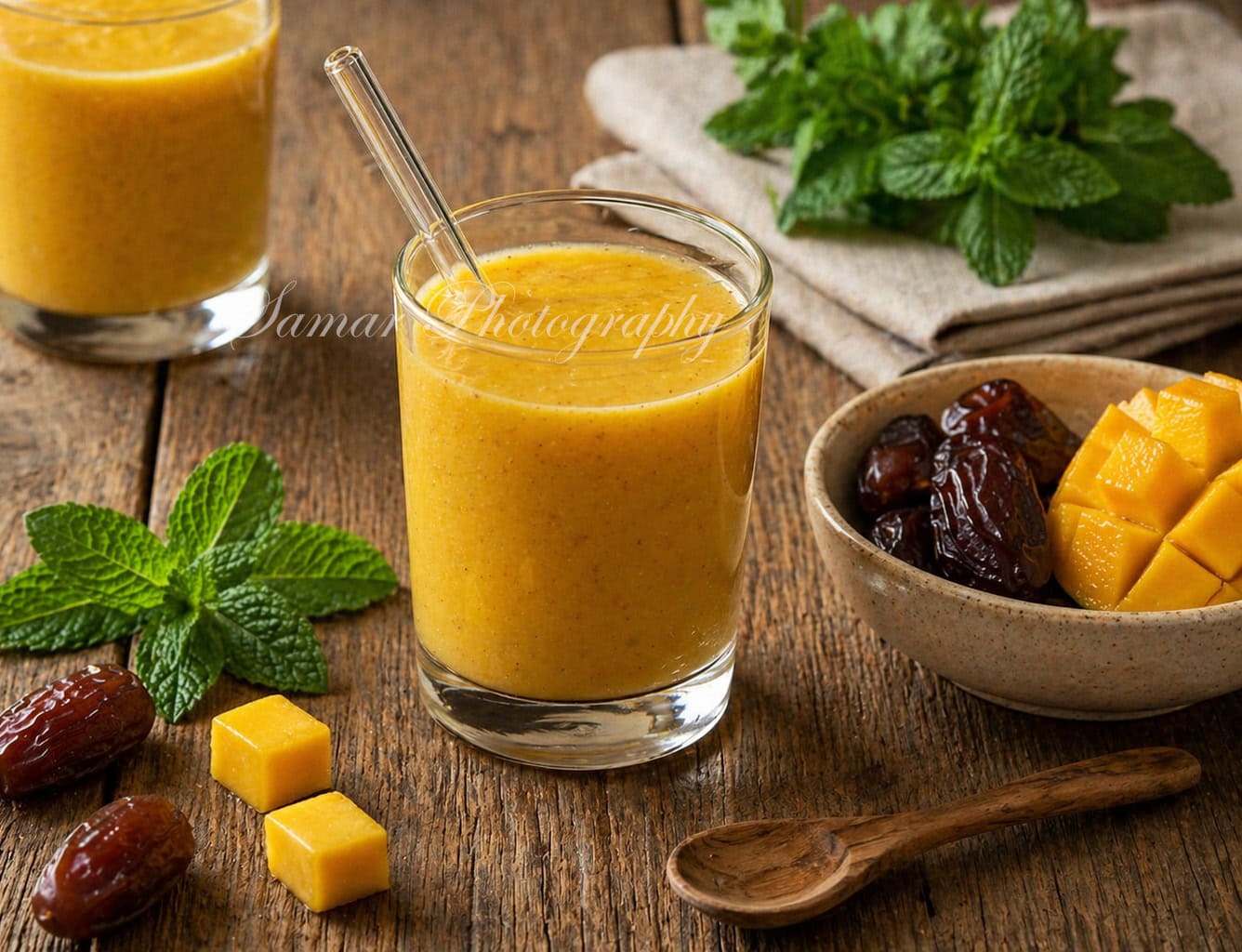 Smoothie Mangue et Dattes : La Recette Gourmande, Naturelle et Pleine d’Énergie