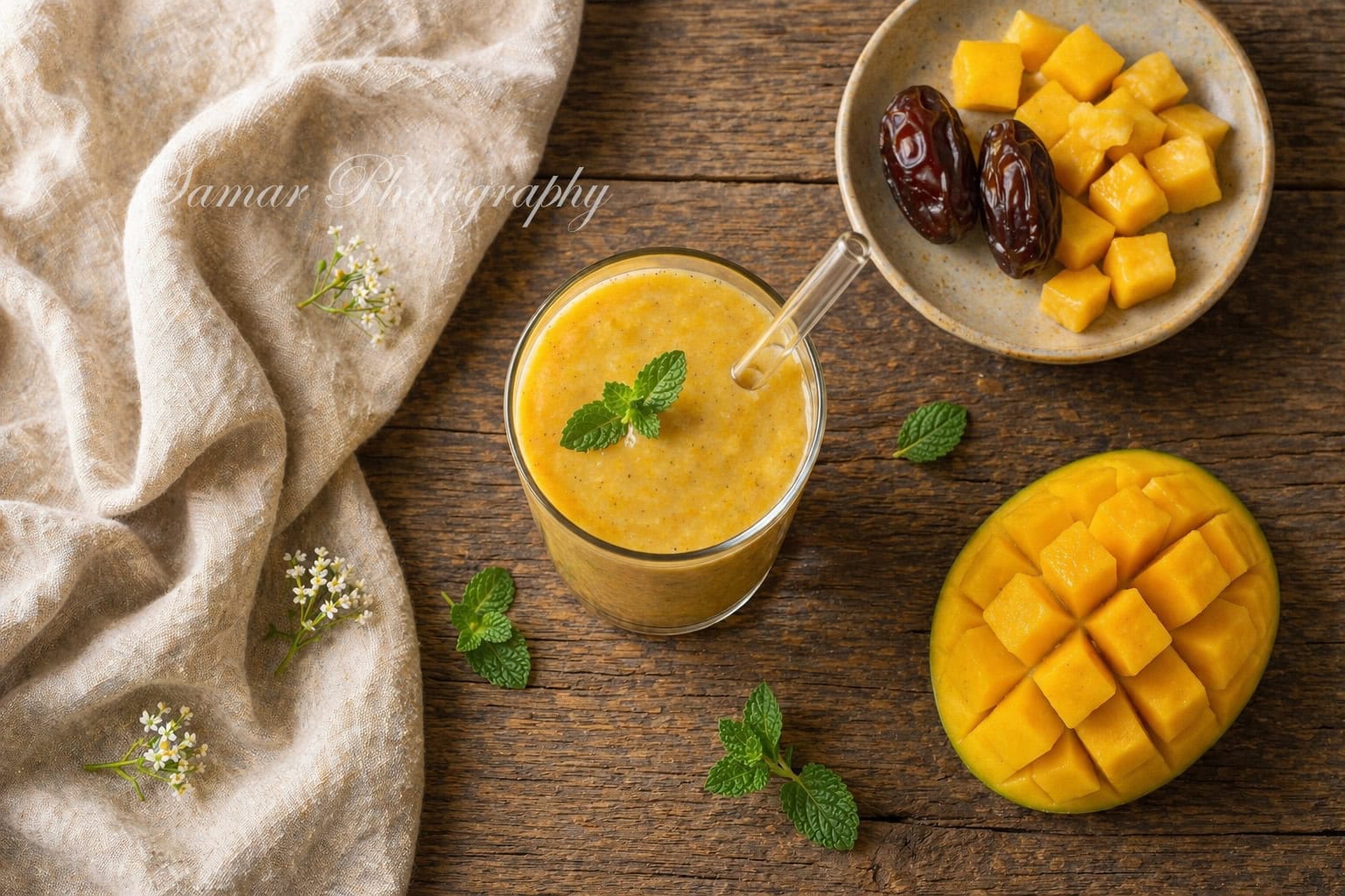 Smoothie Mangue et Dattes : La Recette Gourmande