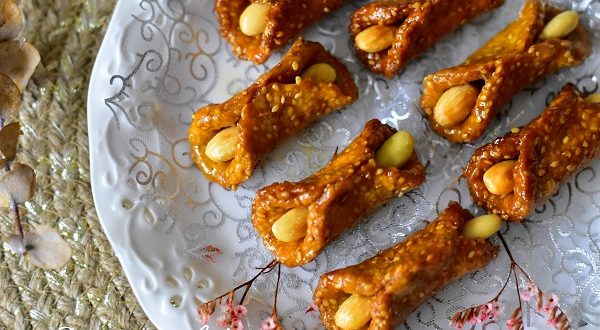 Babouches Gateau Au Sesame Et Miel Le Blog Cuisine De Samar