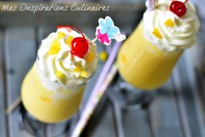 Milk-shake à la pêche maison – Recette Facile et Crémeuse