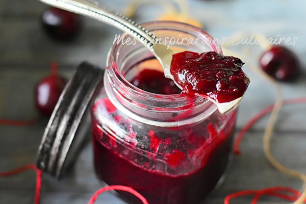 Confiture de cerises : recette maison