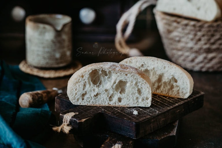 Pain ciabatta, pain italien (sans map)