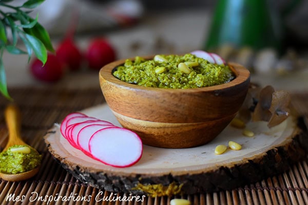 Pesto aux fanes de radis