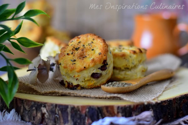 Recette Biscuits salés tomates séchées olive-feta