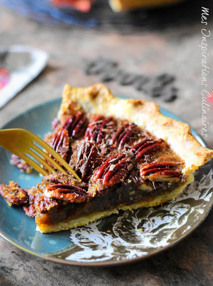 Tarte aux noix de pecan pour Thanksgiving