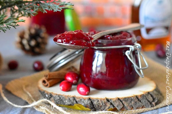 Confiture de canneberges maison