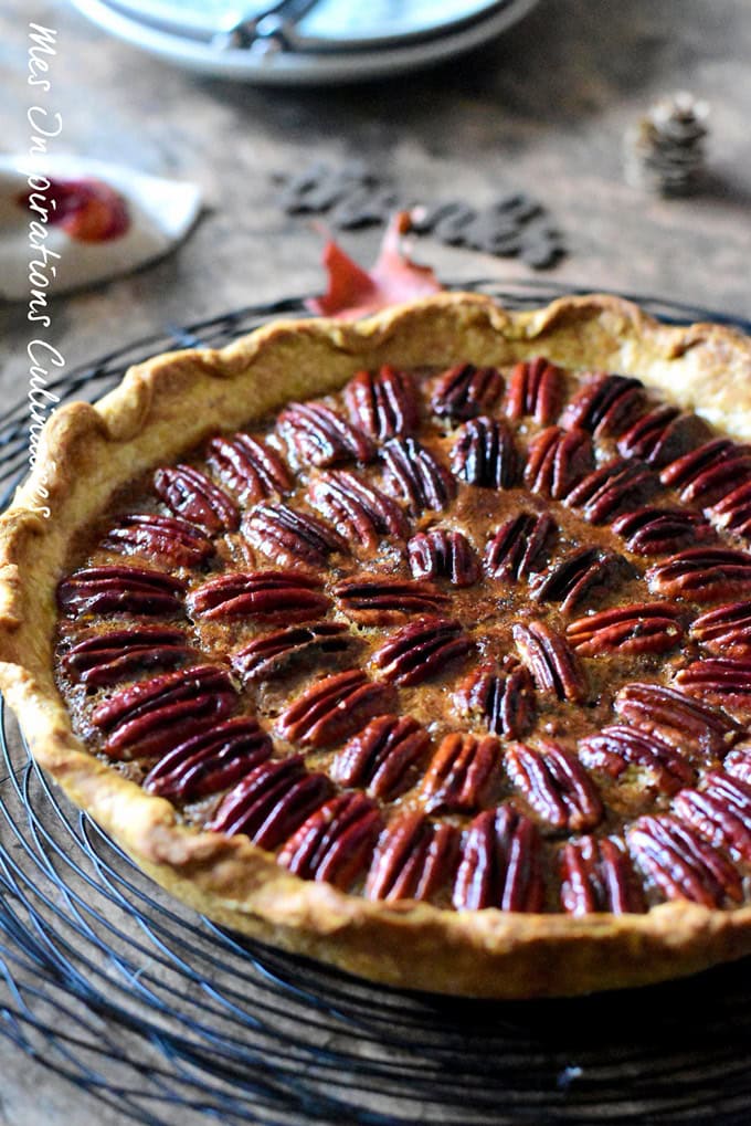 Tarte aux noix de pécan pour Thanksgiving