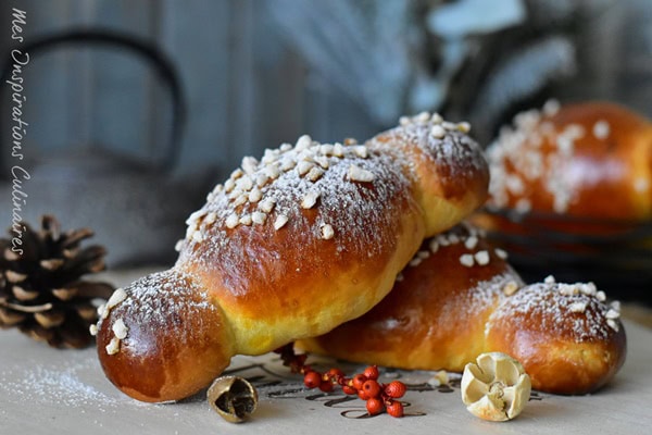 Recette Cougnous, brioche Coquille de Noël