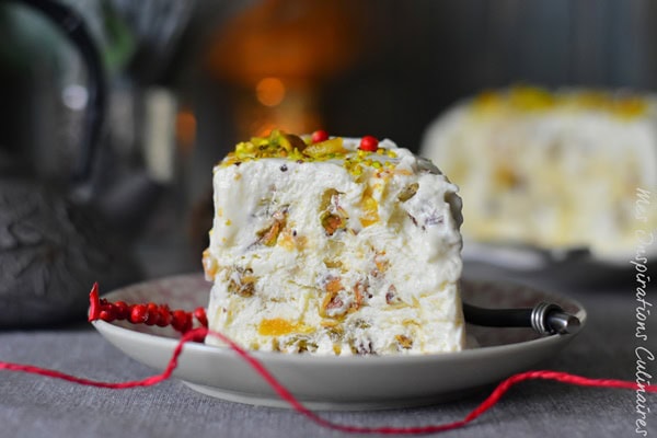 Nougat glacé, recette facile en image