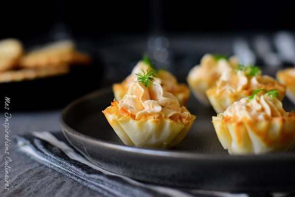 Tartelettes apéritives à la pâte phyllo