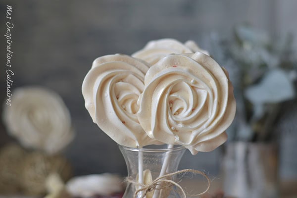 Recette meringue facile en sucette