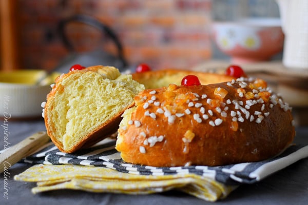 Brioche des rois aux fruits confits