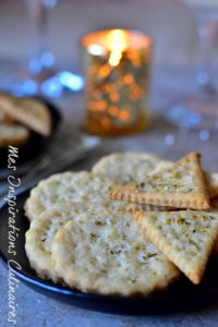 Idées Repas de nouvel an : crackers aperitifs
