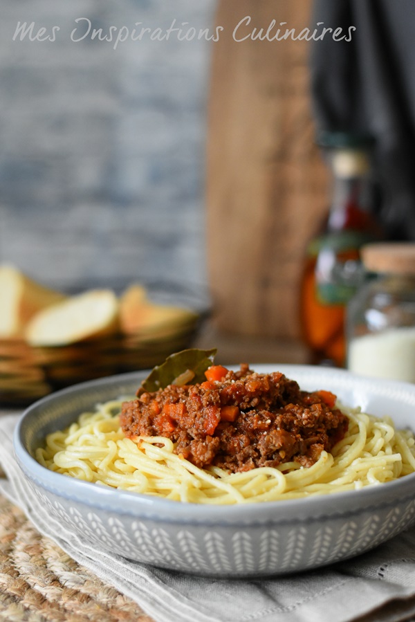 Spaghetti Bolognaise, pâte bolognese