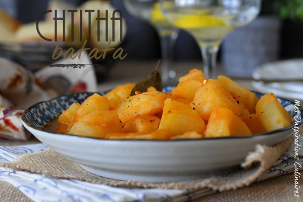 Chtitha Batata Ragout De Pomme De Terre Sans Viande Le Blog