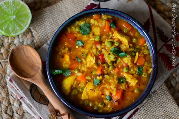 Riz au poulet recette Dominicaine, Asopao de pollo